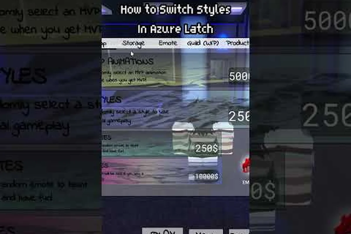 Azure Latch Style Coins Cost: How to Roll a Style